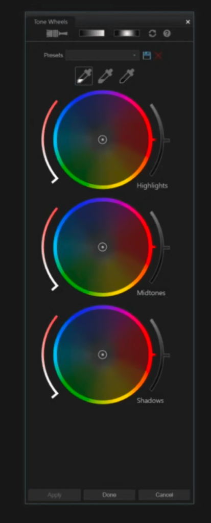 ACDSee Photo Studio Ultimate 2021 Tone Wheels