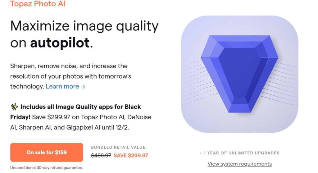 Black Friday 2022 Topaz Labs Image Quality Bundle