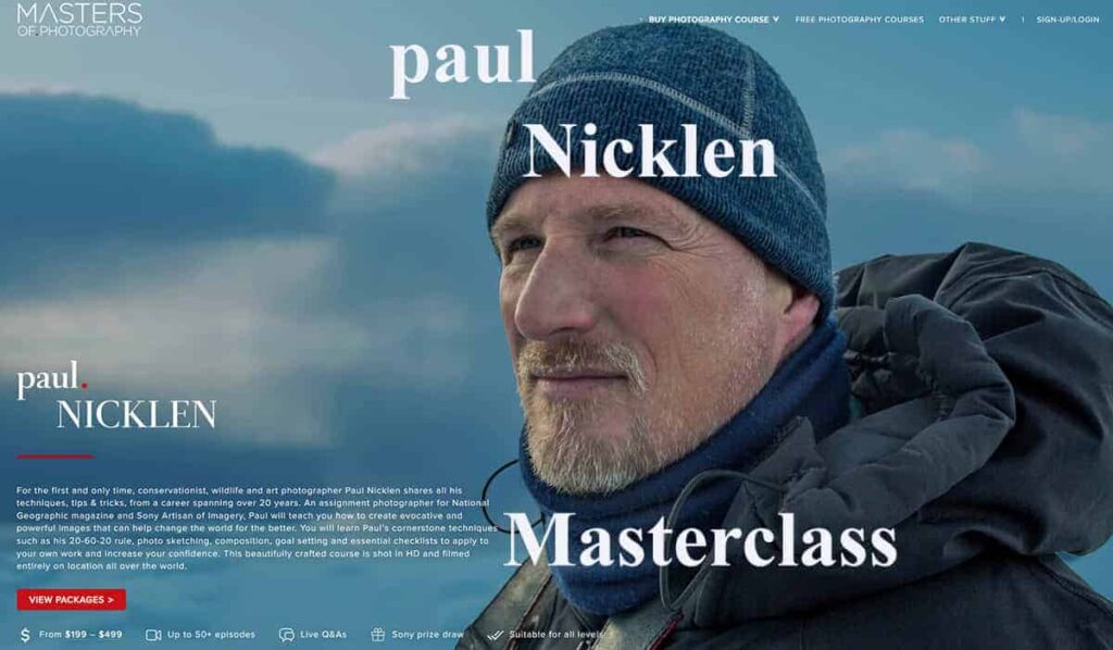 Paul Nicklen Wildlife Photography Masterclass