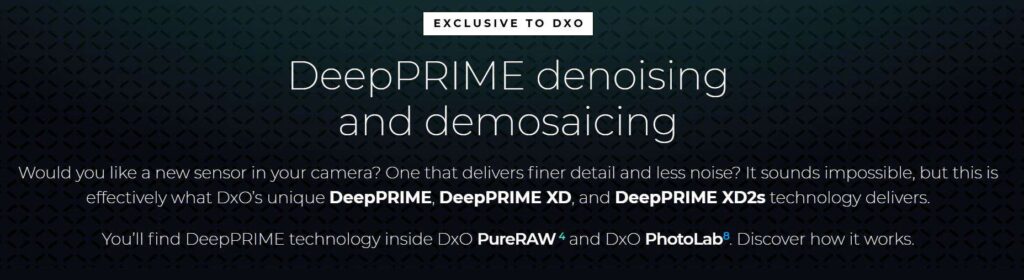 DxO Deep Prime XD2